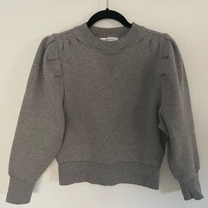 Frame shirred sweatshirt size small
